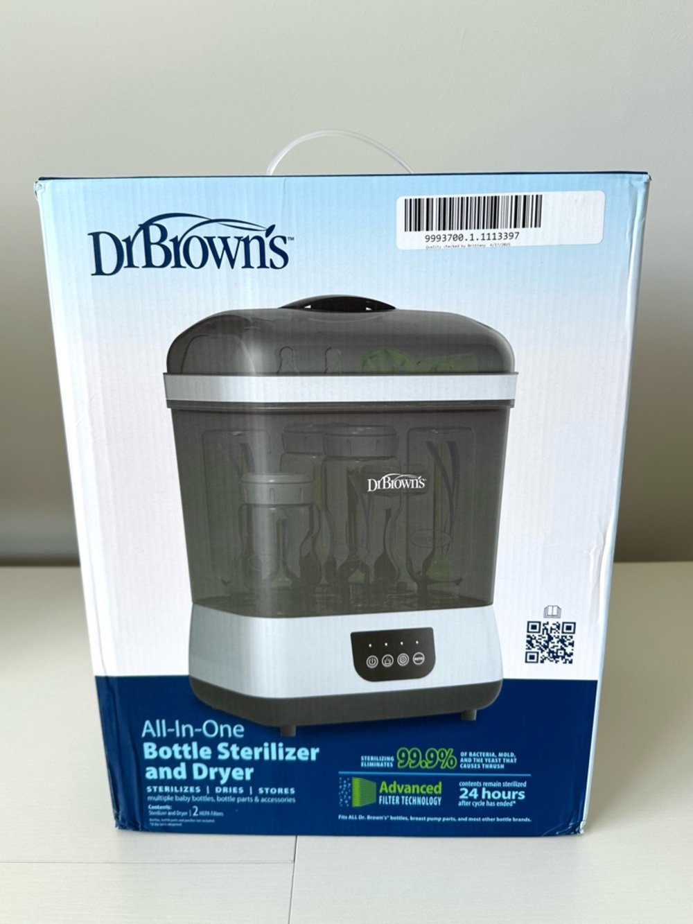 Dr. Brown's All-in-One Sterilizer and Dryer for Baby Bottles